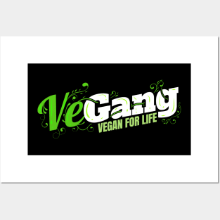 Member Of The VeGang - Vegetarians - Go Vegan Posters and Art